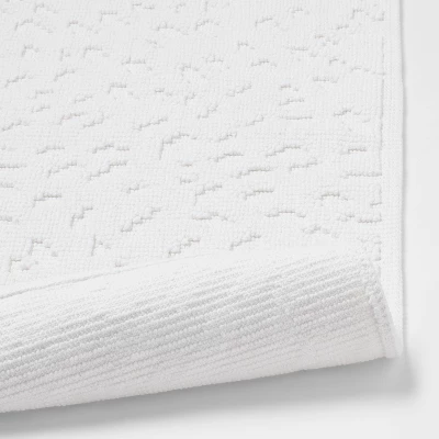 20"x32" Snow Leopard Bath Mat White - Threshold⢠- Image 3