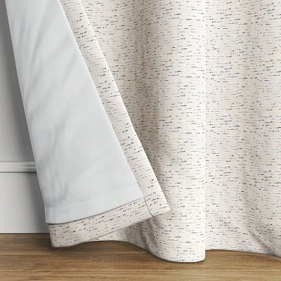 1pc Blackout Doral Window Curtain Panel Cream - Project 62⢠- Image 2