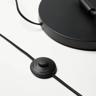 2-Head Floor Lamp With Trimmed Shade Black (Includes LED Light Bulb) - Threshold⢠Designed With Studio McGee - Image 4