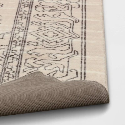 Plush Persian Style Area Rug Cream - Threshold⢠- Image 4