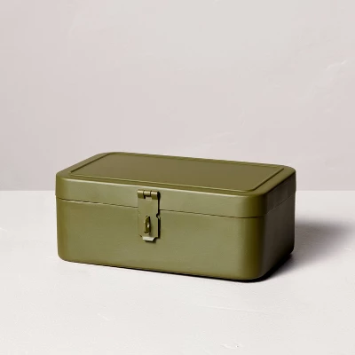 Decorative Metal Storage Box Green - Hearth & Hand⢠With Magnolia - Image 5