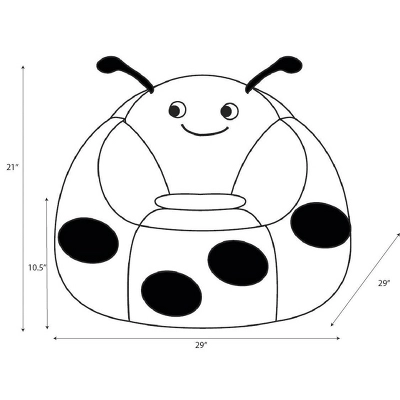 Ladybug Kids' Bean Bag Chair - Pillowfort⢠- Image 5