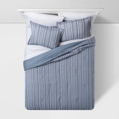 Classic Stripe Comforter & Sham Set - Threshold⢠- Image 2