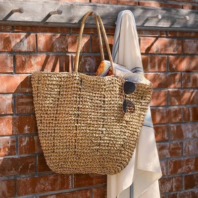 Natural Woven Market Bag - Hearth & Hand⢠With Magnolia - Image 3