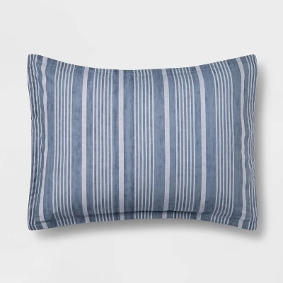 Classic Stripe Comforter & Sham Set - Threshold⢠- Image 4