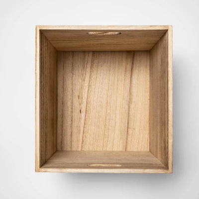 Large Wood Milk Crate Toy Kids' Storage Bin - Pillowfort⢠- Image 3