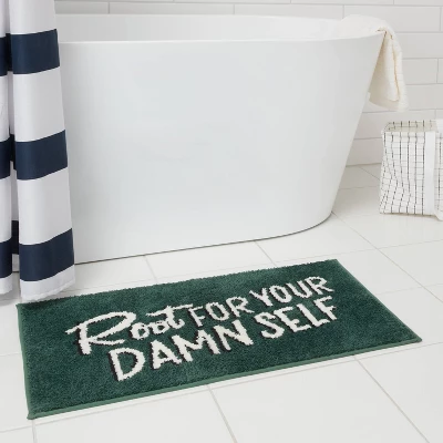20"x30" Bath Rug Green - Room Essentialsā¢