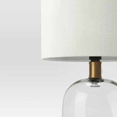 Glass Cylinder Mini Table Lamp With Open Base Clear - Threshold⢠- Image 3