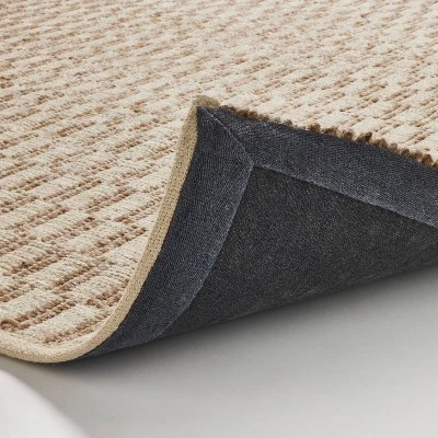 Checkered Stripe Rug Brown - Threshold⢠Designed With Studio McGee - Image 3