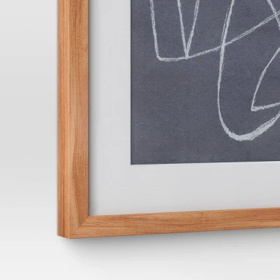 2pk 16" X 20" Modern Scribble Framed Under Glass Wall Poster Print Blue - Threshold⢠- Image 4