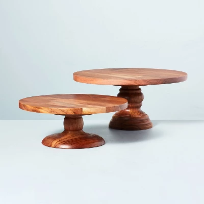 11" Wooden Cake Stand - Hearth & Hand⢠With Magnolia - Image 3