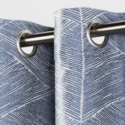 1pc Blackout Modern Stroke Window Curtain Panel - Project 62™