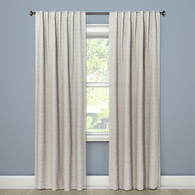 1pc Blackout Doral Window Curtain Panel Cream - Project 62⢠- Image 4