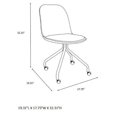 Rolling Kids' Desk Chair - Pillowfort⢠- Image 9