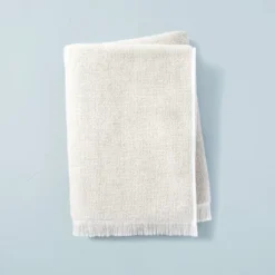 Microstripe Terry Cotton Bath Linens Taupe - Hearth & Hand™ With Magnolia