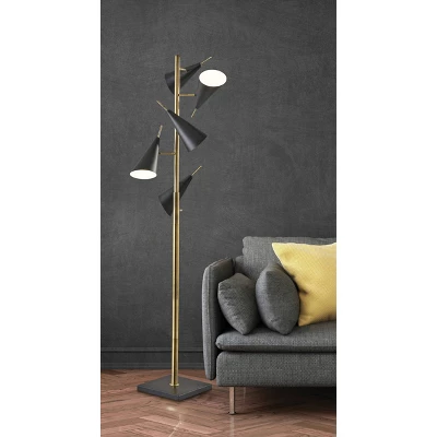 71.5" Owen Tree Lamp Black - Adesso - Image 11