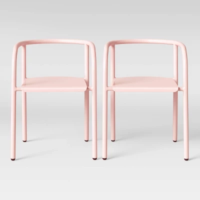 Set Of 2 Kids' Metal Activity Chairs - Pillowfort⢠- Image 8