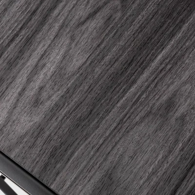 4 Tier Shoe Rack Black Metal With Black Oak Wood - Brightroom⢠- Image 3