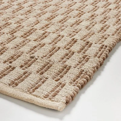 Checkered Stripe Rug Brown - Threshold⢠Designed With Studio McGee - Image 2