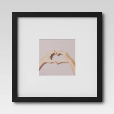 Set Of 9 Gallery Frame Set 10" X 10" Matted To 5" X 5" Black - Room Essentials⢠- Image 7