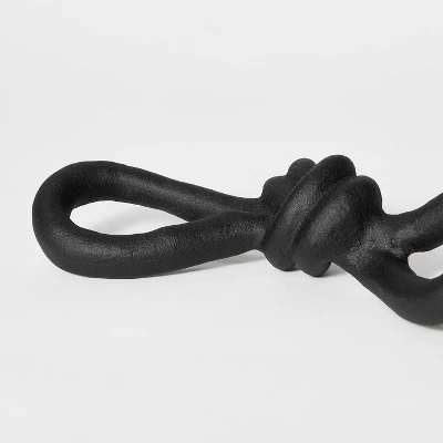 Recycle Aluminum Decor Knot Black - Threshold⢠Designed With Studio McGee - Image 2