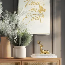 Artificial Plant Large Heavy Flocked Arrangement - Thresholdâ˘