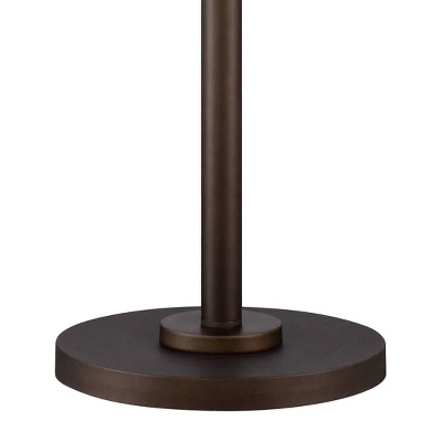 Possini Euro Design Meridian Light Blaster Modern Torchiere Floor Lamp 72" Tall Oil Rubbed Bronze LED Frosted Glass Shade For Living Room Bedroom Home - Image 3