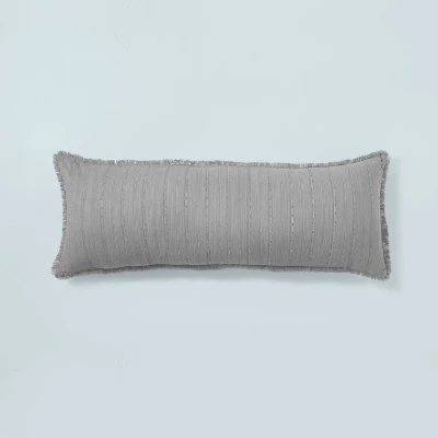 16"x42" Washed Loop Stripe Lumbar Bed Pillow - Hearth & Hand⢠With Magnolia - Image 5