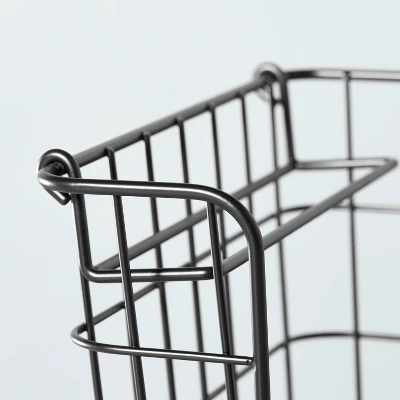 Stacking Wire Storage Basket Matte Black - Hearth & Hand⢠With Magnolia - Image 3