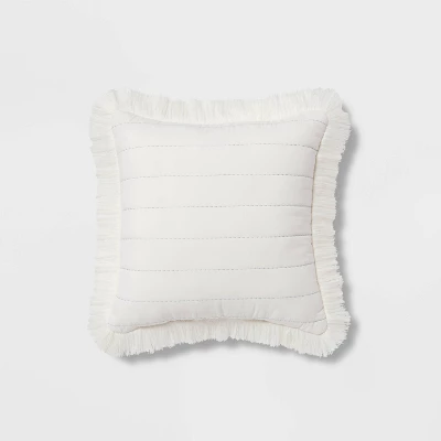 12pc Embroidered Fringe Stripe With Tassels Comforter & Sheet Bedding Set - Threshold⢠- Image 8