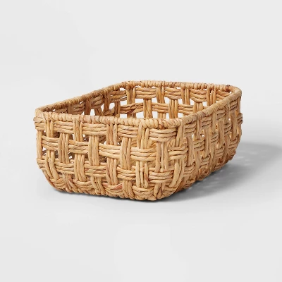 Rectangular Twisted Open Checkered Weave Basket - Brightroom⢠- Image 4