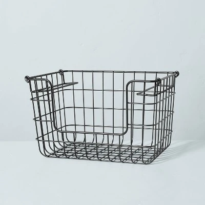 Stacking Wire Storage Basket Matte Black - Hearth & Hand⢠With Magnolia - Image 5