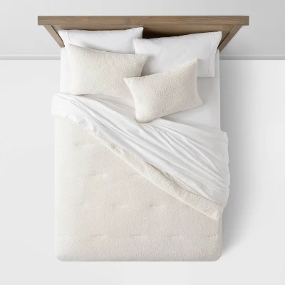 Cozy Chenille Comforter & Sham Set - Threshold⢠- Image 2