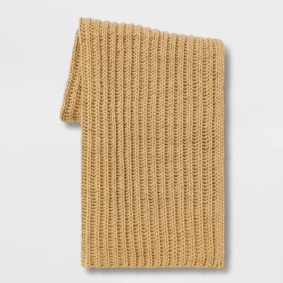 Chunky Knit Reversible Throw Blanket - Threshold⢠- Image 8