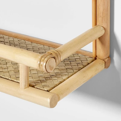 Rattan Arch Leaf Kids' Shelf - Pillowfort⢠- Image 4