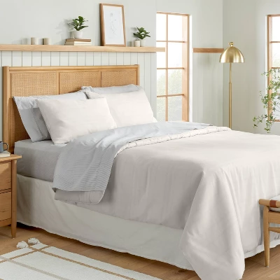 Tonal Stripe Comforter & Sham Set - Hearth & Hand⢠With Magnolia - Image 3