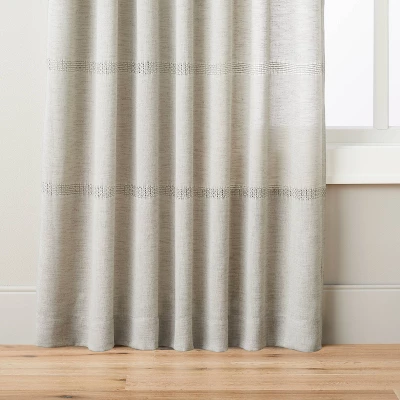 Lace Insert Sheer Curtain Panel - Hearth & Hand⢠With Magnolia - Image 4