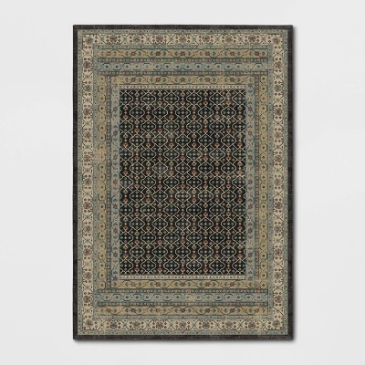 Distressed Geometric Tufted Area Rug Green - Threshold⢠- Image 5