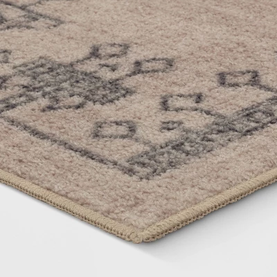 Hancock Distressed Center Motif Rug Beige - Threshold⢠- Image 2