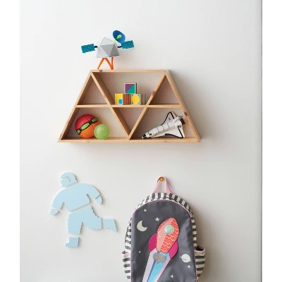12"x 24" Triangles Kids' Shelf - Pillowfort⢠- Image 3