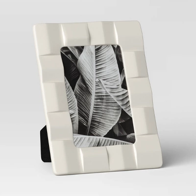 Stoneware Table Frame Matte Cream - Threshold⢠- Image 4