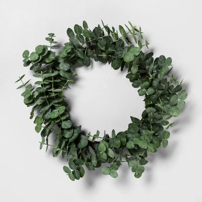 Faux Eucalyptus Wreath - Hearth & Hand⢠With Magnolia - Image 4