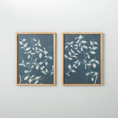 (Set Of 2) 18"x24" Honeysuckle Print Framed Wall Art - Hearth & Hand⢠With Magnolia - Image 3