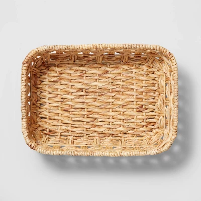 Rectangular Twisted Open Checkered Weave Basket - Brightroom⢠- Image 2