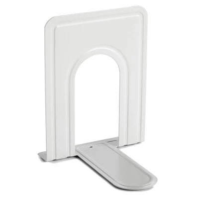 Juvale 12 Pack Metal Bookends For Shelves, Heavy Duty White Book Stoppers For Library, Living Room, Or Office (5x6.6x 5.8 In) - Image 5