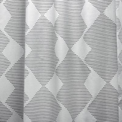 1pc 54"x84" Sheer Clipped Curtain Panel Radiant Gray - Threshold⢠- Image 3