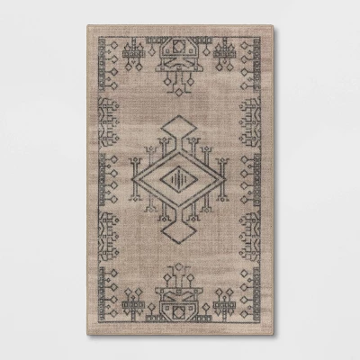 Hancock Distressed Center Motif Rug Beige - Threshold⢠- Image 6