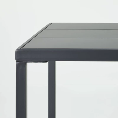 3pc Kids' Metal Outdoor Table Set - Dark Gray - Hearth & Hand⢠With Magnolia - Image 4