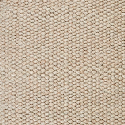 Hand-Woven Pouf Ottoman With Leather Trim - Hearth & Hand™ With Magnolia - Image 4