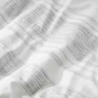 3pc Heathered Stripe Comforter Bedding Set - Hearth & Hand⢠With Magnolia